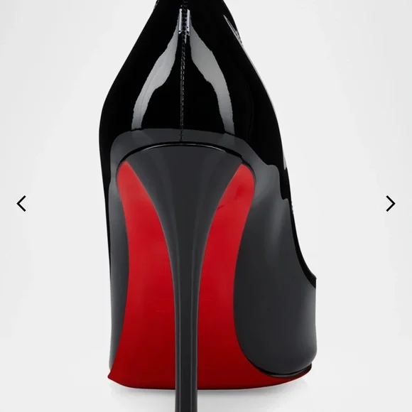 Christian Louboutin  “So Kate” authentic Black Heels with Signature Red Sole - Picture 2 of 6